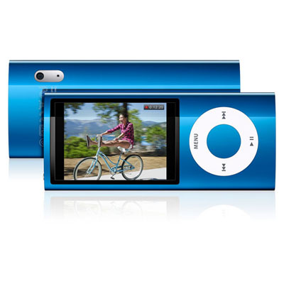 Apple iPod Nano 8GB 5th Gen. MP3 Player + Camera Blue