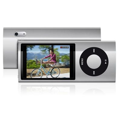 Apple iPod Nano 8GB 5th Gen. MP3 Player Camera Silver