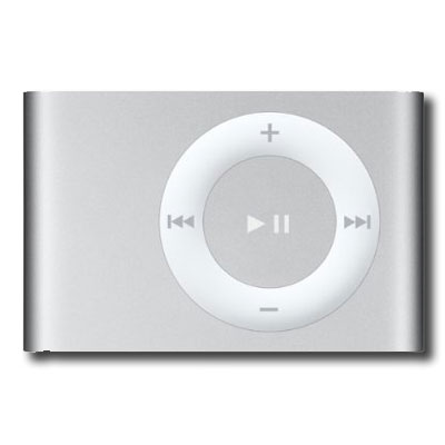 Apple iPod Shuffle 1GB 2nd Gen - Silver - Tiny!