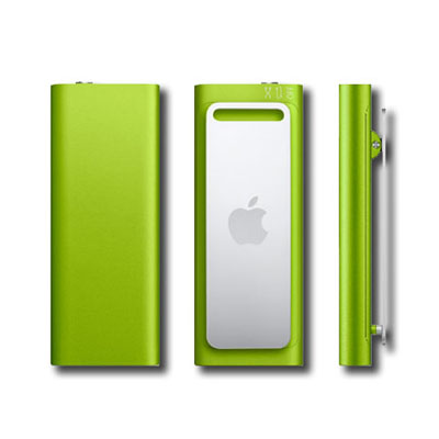 Apple iPod Shuffle 2GB 3rd Gen Tiny MP3 Player Green