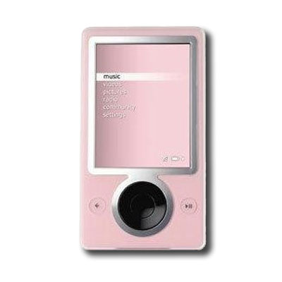 u pick indiana Microsoft Zune 30GB Wireless MP3 Player - 30 GB - Pink pic
