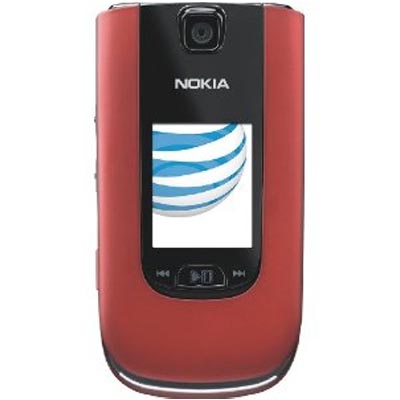 Nokia 6350 Red Cell Phone - AT & T